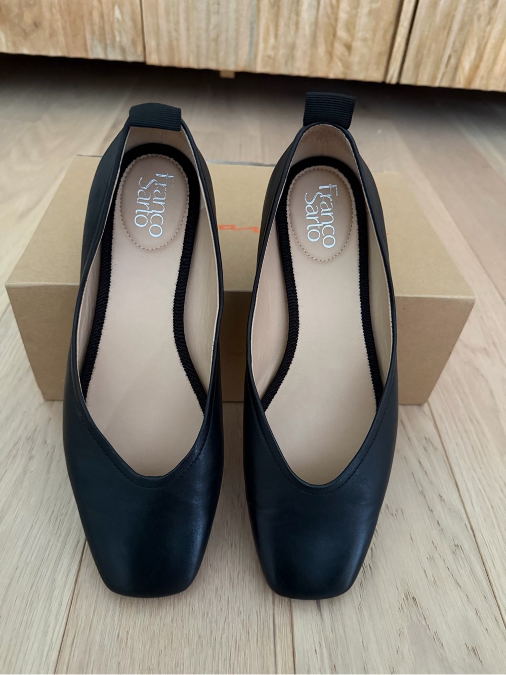 Buttery soft leather low heel flats